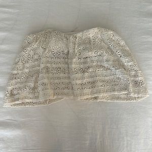 Free People Cropped Lace Top